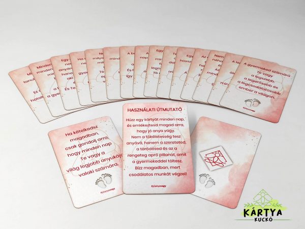 Jó Anya vagy kártyacsomag – megerősítő kártyák anyáknak, finom dizájnnal