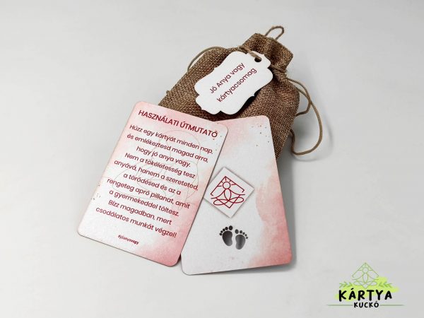 Jó Anya vagy kártyacsomag – kézben tartott megerősítő lap