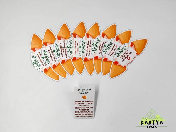 szerencsesüti kaparós sorsjegy csomag – 8 darabos, lézervágott formában